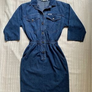 VINTAGE Denim Dress